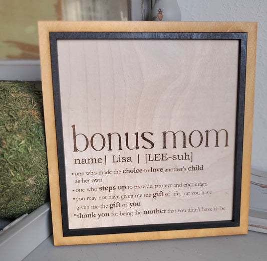 SVG File - Bonus MOM/DAD Signs