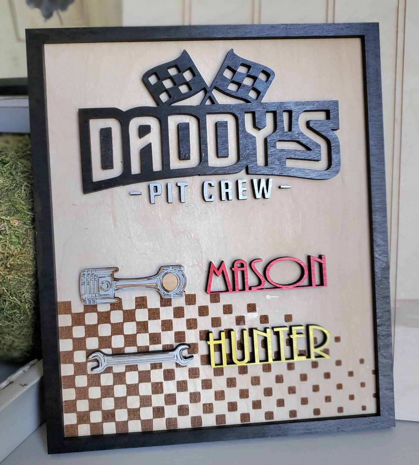 SVG File - Daddy's/Papa's pit crew