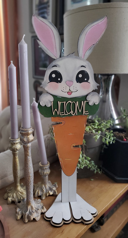 DIY Kit - Standing Welcome Bunny