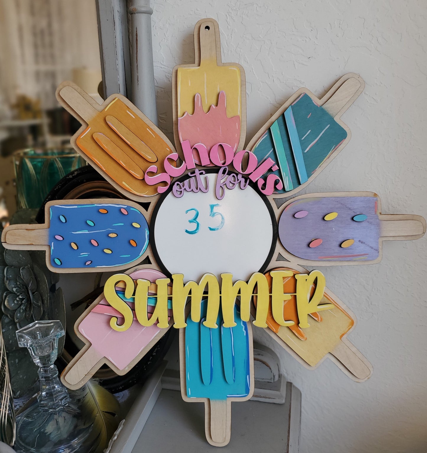 SVG File - Summer Popsicle Countdown