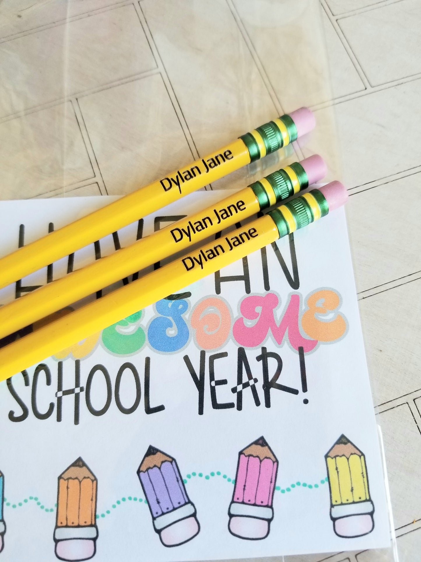 Personalized Pencils