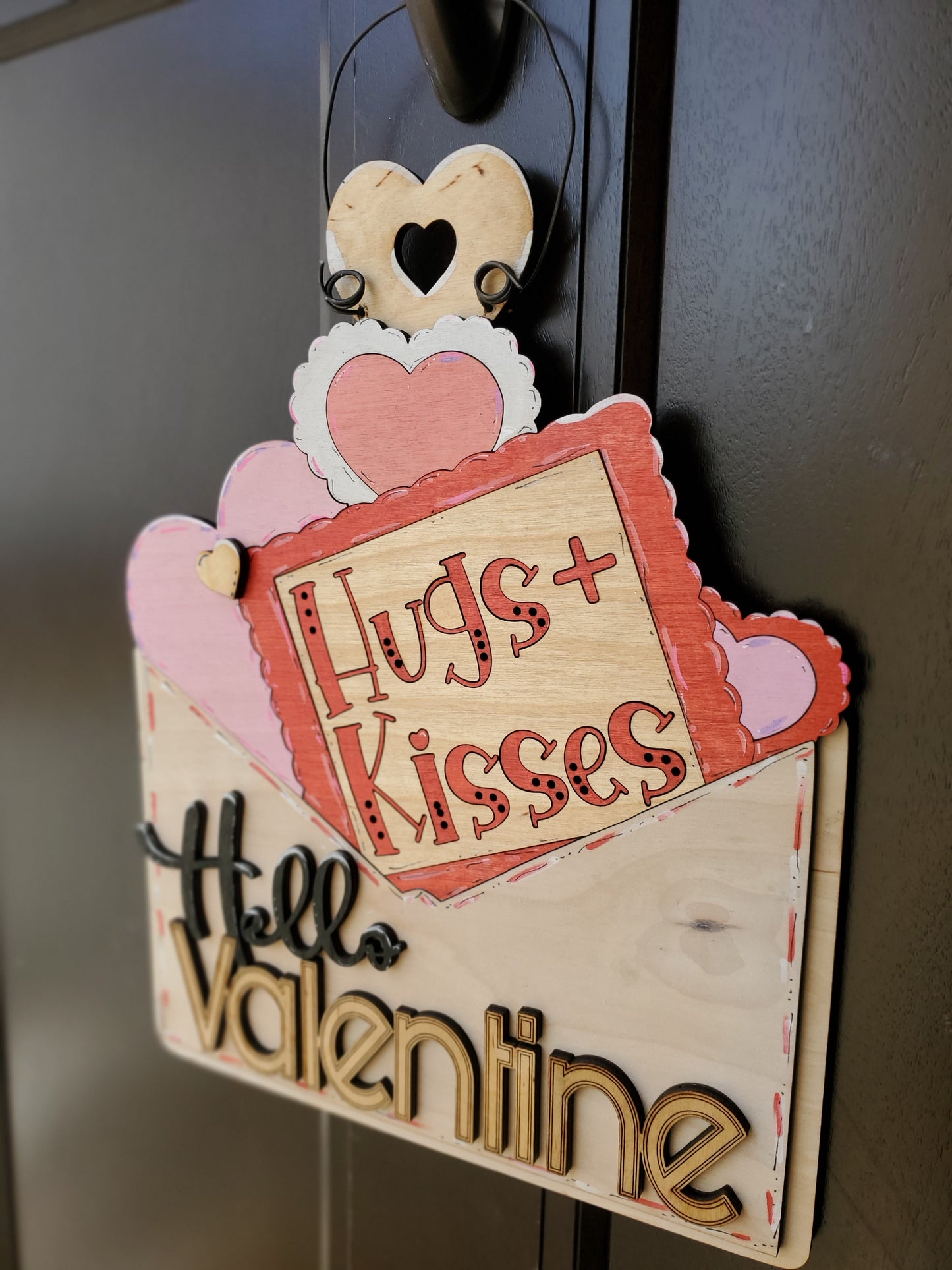 Hello Valentine Door Hanger