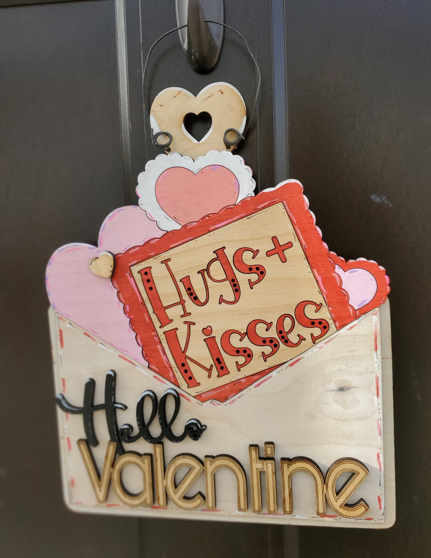 DIY - Valentine Letter Door Hanger