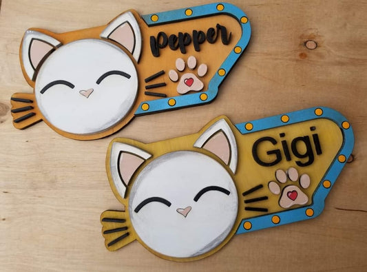 SVG File - Kitty Plaques